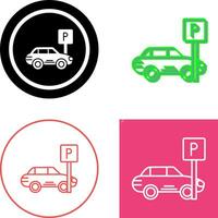 design de ícone de estacionamento vetor