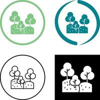design de ícone de floresta vetor