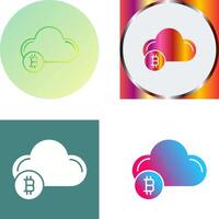 design de ícone de nuvem vetor
