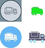 design de ícone de caminhão de carga vetor