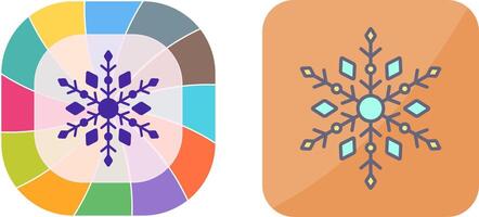 design de ícone de floco de neve vetor