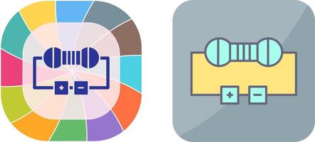 design do ícone do resistor vetor
