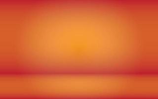 gradiente laranja fundo espaço vazio estúdio quarto para exibir anúncio produto site modelo papel de parede estúdio ilustração vetorial, vetor