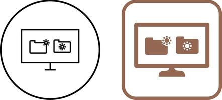 único corrompido dados ícone Projeto vetor