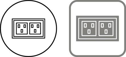 design de ícone de soquete vetor