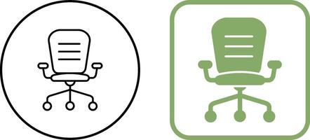 design de ícone de cadeira de escritório vetor