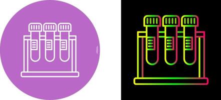 design de ícone de tubo de ensaio vetor