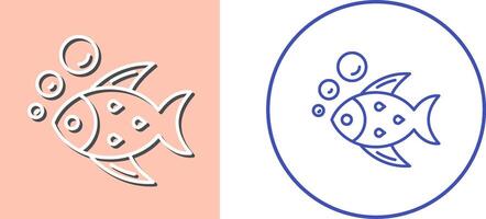 design de ícone de peixe vetor