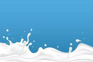 leitoso ondas fundo. adicional elementos do leite Projeto vetor