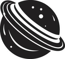 galáctico evolução logotipo Projeto orbital majestade revelado icônico emblema Projeto vetor