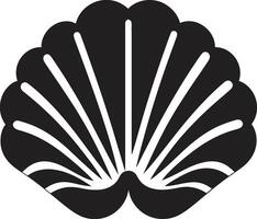 aquático jóias desenrolado icônico emblema ícone Beira Mar esplendor revelado logotipo ícone vetor