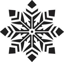 gelado elegância revelado logotipo Projeto invernos charme iluminado icônico emblema Projeto vetor