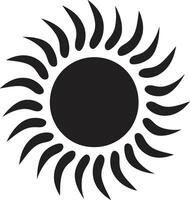 áureo fidelidade Sol logotipo amanhecer brilho Sol emblema vetor