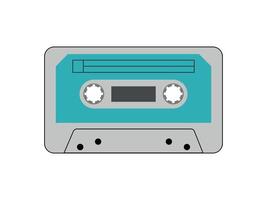 vintage audio cassete a partir de a anos 90. costas dentro a anos 90. ícone vetor