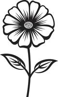 artesanal flor gesto monocromático emblemático ícone elétrico pulso lustroso sedan emblema vetor