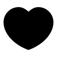 coração ícone para uiux, rede, aplicativo, infográfico, etc vetor