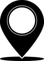 ponto localização posição PIN mapas contato endereço GPS ícone logotipo isolado em branco fundo. ilustração vetor
