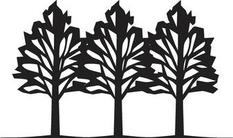 verdejante insígnia árvore emblema orgânico crista árvore logotipo vetor
