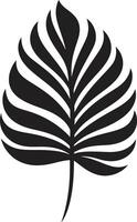 tropicfolia vibrante Palma folha emblema exótico verde Palma folha iconografia vetor