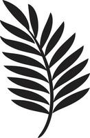 Tropicaura luxuoso folha logotipo palmparadiso exótico iconografia vetor