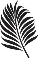 elegância tropical chique ícone Projeto palmzênite deslumbrante folha emblema vetor