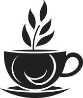 aromaaura lustroso vetorizado café copo símbolo cuppacraft dinâmico café copo símbolo vetor
