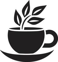 javagraffix elegante café copo emblema aromaaura dinâmico café copo símbolo vetor