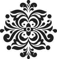elegante detalhamento Preto ornamentado simplicidade decorativo vetor