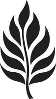 renovado ressonância folha silhueta simbiótico esplendor do folha silhueta vetor