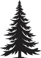 cintilante lanterna aceso pinheiros s para ao ar livre decoração doce bengala faixa coníferas Natal árvore ilustrações vetor