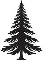 festivo festão adornado Natal árvore elementos azevinho alegre Copa das árvores radiante ilustrações vetor