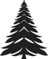 acolhedor cacau coníferas s para caloroso inverno árvore decoração gelado amigos abeto Arvoredo s para adorável Natal árvores vetor