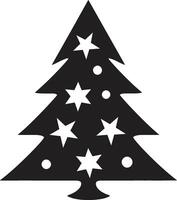 Pão de gengibre deleite floresta Natal árvore conjunto dentro doce estilo caprichoso guirlanda adornado árvores elementos para brincalhão s vetor