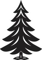 Nevado país das maravilhas s para gelado Natal árvore s caprichoso duende chapéu árvores elementos para brincalhão feriado decoração vetor