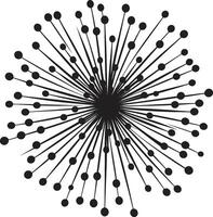 noite céu espetáculo fogo de artifício elemento pirotecnia um toque especial ic faísca vetor