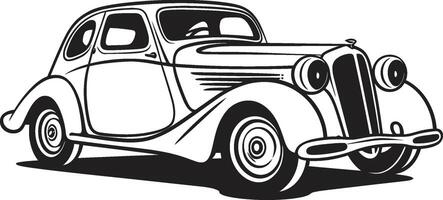 artesanal auto ic elemento para retro carro tinta e ignição emblemático elemento para vintage carro rabisco vetor