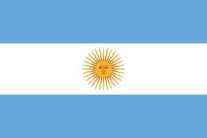 nacional bandeira do Argentina bandeira do Argentina vetor