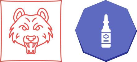 design de ícone de urso vetor