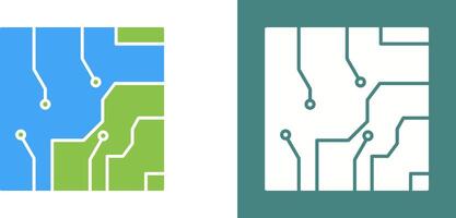 elétrico o circuito ícone Projeto vetor