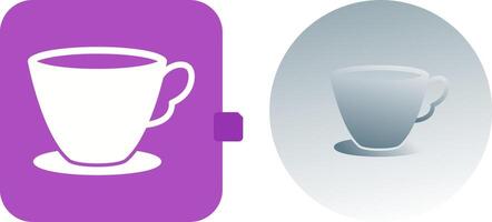 projeto do ícone da xícara de chá vetor