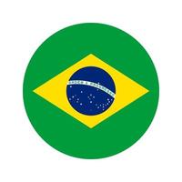 vetor de ícone de bandeira brasileira isolado para banner ou impressão ou ilustração, banner do brasil