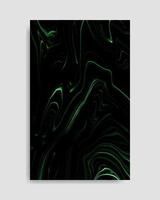 fundo de mármore líquido verde escuro abstrato vetor