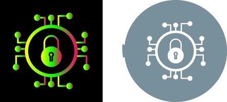 único dados segurança ícone Projeto vetor