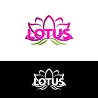 vetor de design de modelo de logotipo de lótus