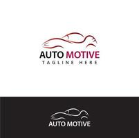 vetor de design de modelo de logotipo de carro automotivo