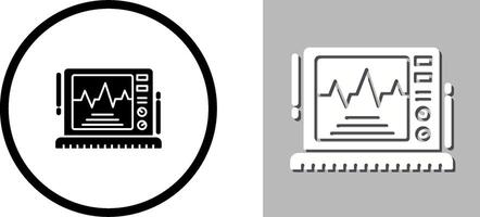 ekg monitor ícone Projeto vetor