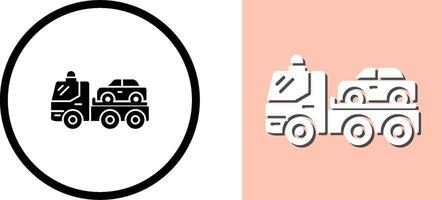 design de ícone de caminhão de reboque vetor