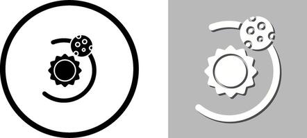 design de ícone de órbita vetor
