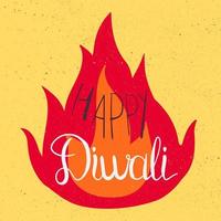 banner de celebração feliz diwali vetor