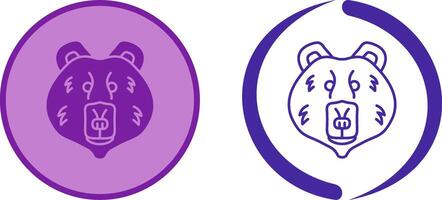 design de ícone de urso polar vetor